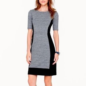 J.Crew | Panel Stretch Dress in Colorblock, Size 4